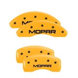 MGP 4 Caliper Covers Engraved Front & Rear Mopar Yellow Finish Black Char 2001 Chrysler PT Cruiser thumbnail 3