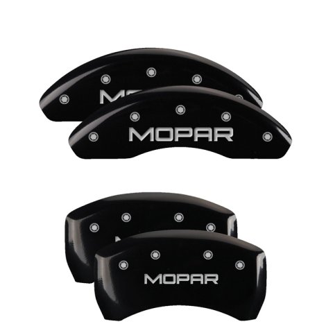 MGP 4 Caliper Covers Engraved F & R Chrysler Wing Yellow Finish Black Char 2004 Chrysler Pacifica thumbnail 7