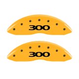 MGP 4 Caliper Covers Engraved Front & Rear 300 Yellow Finish Black Char 2005 Chrysler 300 thumbnail 6