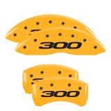 MGP 4 Caliper Covers Engraved Front & Rear MGP Yellow Finish Black Char 2008 Chrysler Aspen thumbnail 5