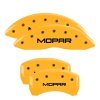 MGP 4 Caliper Covers Engraved Front & Rear Mopar Yellow Finish Black Char 2005 Chrysler Crossfire thumbnail 8
