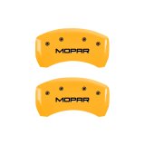 MGP 4 Caliper Covers Engraved Front & Rear Mopar Yellow Finish Black Char 2005 Chrysler Crossfire thumbnail 9