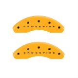 MGP 4 Caliper Covers Engraved F & R Crossfire Yellow Finish Black Char 2004 Chrysler Crossfire thumbnail 1