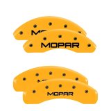 MGP 4 Caliper Covers Engraved Front & Rear Mopar Yellow Finish Black Char 1999 Chrysler Prowler thumbnail 3