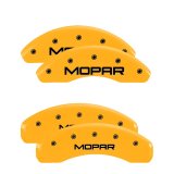 MGP 4 Caliper Covers Engraved Front & Rear Mopar Yellow Finish Black Char 1999 Chrysler Prowler thumbnail 4