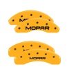 MGP 4 Caliper Covers Engraved Front & Rear Mopar Yellow Finish Black Char 1999 Chrysler Prowler thumbnail 8