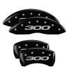 MGP 4 Caliper Covers Engraved Front & Rear 300/2017 Black Finish Silver Char 2013 Chrysler 300 thumbnail 6