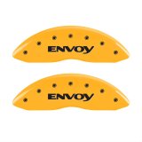 MGP 4 Caliper Covers Engraved Front & Rear Envoy Yellow Finish Black Char 2009 GMC Envoy thumbnail 1