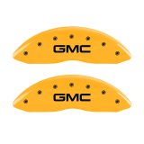 MGP 4 Caliper Covers Engraved Front & Rear Envoy Yellow Finish Black Char 2009 GMC Envoy thumbnail 5