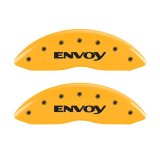 MGP 4 Caliper Covers Engraved Front & Rear Envoy Yellow Finish Black Char 2009 GMC Envoy thumbnail 7