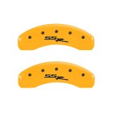 MGP 4 Caliper Covers Engraved Front & Rear Ssr Yellow Finish Black Char 2003 GMC Sierra 1500 thumbnail 9