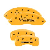 MGP 4 Caliper Covers Engraved Front & Rear GMC Yellow Finish Black Char 2007 GMC Savana 1500 thumbnail 6