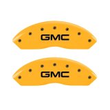 MGP 2 Caliper Covers Engraved Front GMC Yellow Finish Black Characters 1997 GMC Yukon thumbnail 4