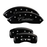 MGP 4 Caliper Covers Engraved Front & Rear MGP Black Finish Silver Char 2012 GMC Savana 2500 thumbnail 6