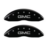 MGP 2 Caliper Covers Engraved Front GMC Black Finish Silver Characters 2008 GMC Canyon thumbnail 4