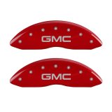 MGP 2 Caliper Covers Engraved Front GMC Red Finish Silver Characters 2008 GMC Canyon thumbnail 2