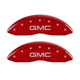 MGP 2 Caliper Covers Engraved Front GMC Red Finish Silver Characters 2008 GMC Canyon thumbnail 3