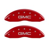 MGP 2 Caliper Covers Engraved Front GMC Red Finish Silver Characters 2008 GMC Canyon thumbnail 6