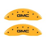 MGP 2 Caliper Covers Engraved Front GMC Yellow Finish Black Characters 2004 GMC Canyon thumbnail 2