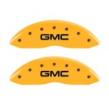 MGP 2 Caliper Covers Engraved Front GMC Yellow Finish Black Characters 2004 GMC Canyon thumbnail 4