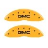 MGP 2 Caliper Covers Engraved Front GMC Yellow Finish Black Characters 2004 GMC Canyon thumbnail 7