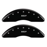 MGP 2 Caliper Covers Engraved Front MGP Black Finish Silver Characters 2007 GMC Canyon thumbnail 2