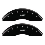 MGP 2 Caliper Covers Engraved Front MGP Black Finish Silver Characters 2007 GMC Canyon thumbnail 3