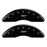MGP 2 Caliper Covers Engraved Front MGP Black Finish Silver Characters 2007 GMC Canyon thumbnail 4