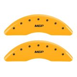 MGP 2 Caliper Covers Engraved Front MGP Yellow Finish Black Characters 2004 GMC Canyon thumbnail 2