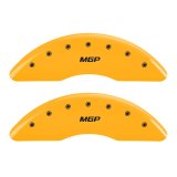 MGP 2 Caliper Covers Engraved Front MGP Yellow Finish Black Characters 2004 GMC Canyon thumbnail 4