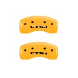 MGP 4 Caliper Covers Engraved Front Cadillac Rear CTS4 Yellow Finish Black Char 2005 Cadillac CTS thumbnail 6