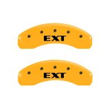 MGP 4 Caliper Covers Engraved Fr Escalade Rear EXT Yellow Finish Blk Char 2003 Cadillac Escalade ESV thumbnail 9