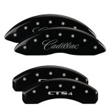 MGP 4 Caliper Covers Engraved Front Cadillac Rear CTS4 Black Finish Silver Char 2018 Cadillac CTS thumbnail 3