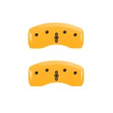 MGP 4 Caliper Covers Engraved Front Lincoln Rear Star Logo Yellow Finish Black Char 2008 Lincoln MKX thumbnail 9
