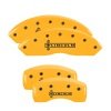 MGP 4 Caliper Covers Engraved Front & Rear Lincoln Yellow Finish Black Char 2009 Lincoln MKX thumbnail 8