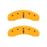 MGP 4 Caliper Covers Engraved Fr Lincoln Rr Star Logo Yellow Finish Blk Char 2002 Lincoln Navigator thumbnail 9