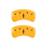 MGP 4 Caliper Covers Engraved Front Lincoln Rear Star Logo Yellow Finish Black Char 2005 Lincoln LS thumbnail 9