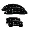 MGP 4 Caliper Covers Engraved Front & Rear Lincoln Black Finish Silver Char 2019 Lincoln MKZ thumbnail 8