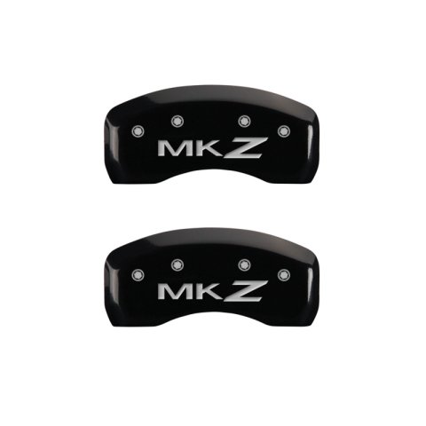 MGP 4 Caliper Covers Engraved Front Lincoln Rear MKZ Black Finish Silver Char 2019 Lincoln MKZ thumbnail 8