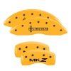 MGP 4 Caliper Covers Engraved Front Lincoln Rear MKZ Yellow Finish Black Char 2017 Lincoln MKZ thumbnail 7