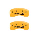 MGP 4 Caliper Covers Engraved Front Lincoln Rear MKZ Yellow Finish Black Char 2017 Lincoln MKZ thumbnail 8