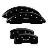 MGP 4 Caliper Covers Engraved Front & Rear MGP Black Finish Silver Char 2019 Lincoln Continental thumbnail 6