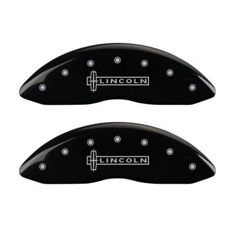 MGP 4 Caliper Covers Engraved Fr Lincoln Rr Star Logo Blk Finish Silver Char 17 Lincoln Continental thumbnail 7