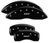 MGP 4 Caliper Covers Engraved Front & Rear MGP Black Finish Silver Char 2019 Lincoln Nautilus thumbnail 4