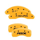 MGP 4 Caliper Covers Engraved Front & Rear MGP Yellow Finish Black Char 2005 Lexus GX470 thumbnail 6