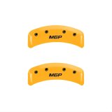 MGP 4 Caliper Covers Engraved Front & Rear MGP Yellow Finish Black Char 2006 Lexus IS250 thumbnail 2