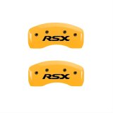 MGP 4 Caliper Covers Engraved Front Acura Rear RSX Yellow Finish Black Char 2002 Acura RSX thumbnail 2