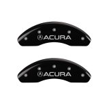 MGP 4 Caliper Covers Engraved Front Acura Rear ILX Black Finish Silver Char 2017 Acura ILX thumbnail 3