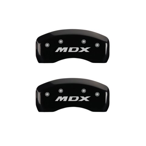 MGP 4 Caliper Covers Engraved Front Acura Rear MDX Black Finish Silver Char 2017 Acura MDX thumbnail 7