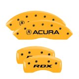 MGP 4 Caliper Covers Engraved Front Acura Rear RDX Yellow Finish Black Char 2016 Acura RDX thumbnail 3